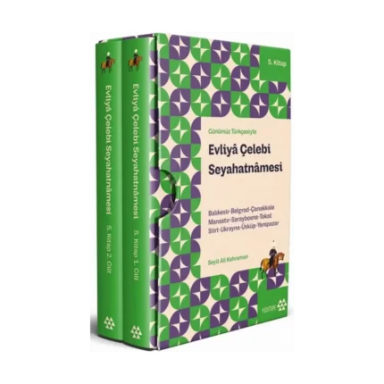 Evliya Çelebi Seyahatnamesi (5 Kitap 2 Cilt) (Kutulu)