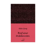 Brief einer Unbekannten / Bilinmeyen Bir Kadının Mektubu (Almanca)