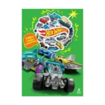 Hot Wheels Boyama Kitabı Çıkartma Bombası 100 + Harika Çıkartma