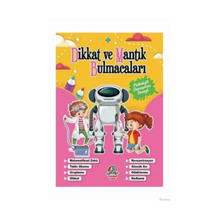 Dikkat Ve Mantık Bulmacaları Pembe Kitap