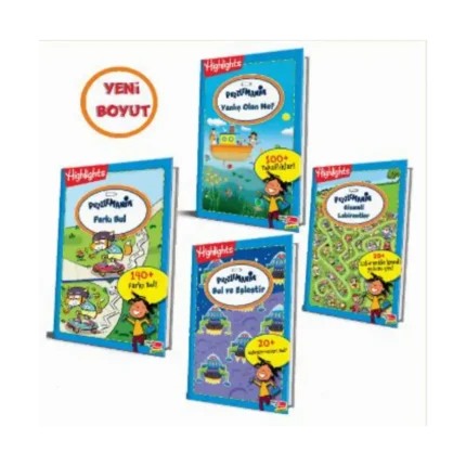 Highlights Puzzlemania (On The Go Serisi) 4'lü Set