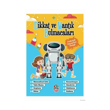 Dikkat Ve Mantık Bulmacaları Mavi Kitap