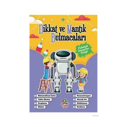 Dikkat Ve Mantık Bulmacaları Mor Kitap