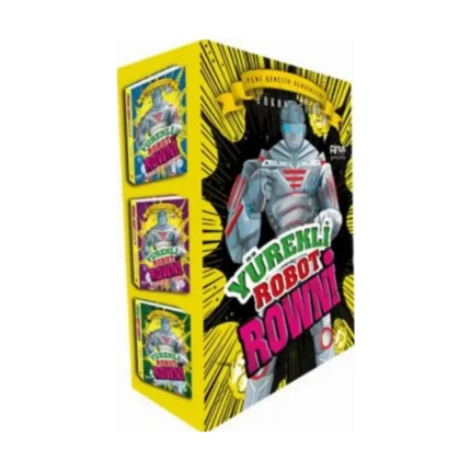 Yürekli Robot Rowni (3 Kitap Set)