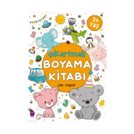 Çıkartmalı Boyama Kitabı 3 Yaş+