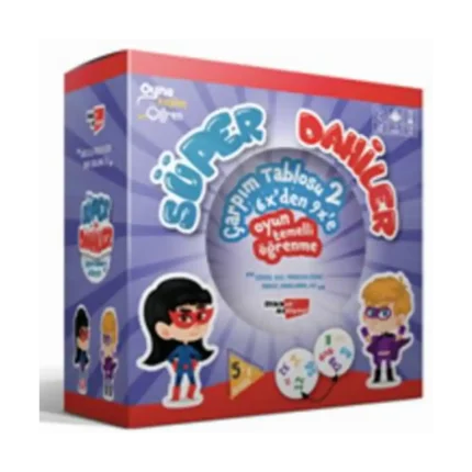 Süper Dahiler Çarpım Tablosu 2  (6x’den 9x’e)