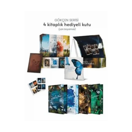 Gökçen Serisi - Yan Boyamalı Hediyeli Kutu (Ciltli)