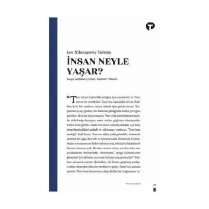 İnsan Ne İle Yaşar?