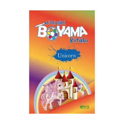 Etkinlikli Boyama Kitabı Unicorn