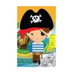 Korsan Maceraları Taçlı Boyama Kitabı