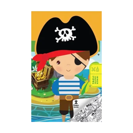 Korsan Maceraları Taçlı Boyama Kitabı