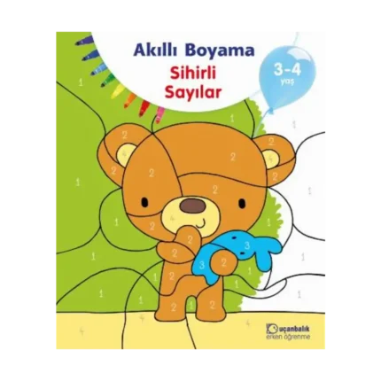 Akıllı Boyama Sihirli Sayılar 3-4 Yaş