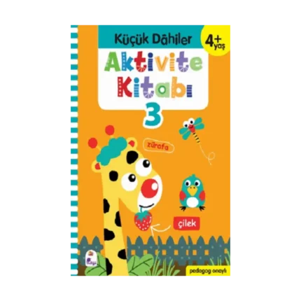 Küçük Dahiler Aktivite Kitabı 3 – 4+ Yaş (Pedagog Onaylı)
