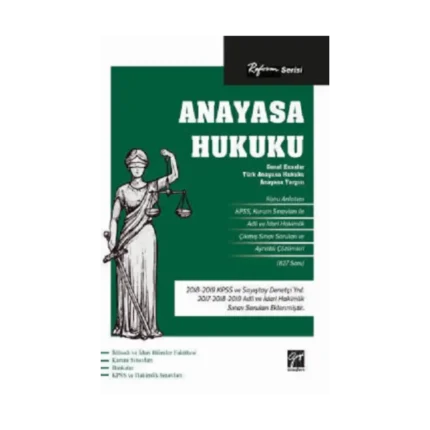 Reform Serisi Anayasa Hukuku (Genel Esaslar, Türk Anayasa Hukuku, Anayasa Yargısı)