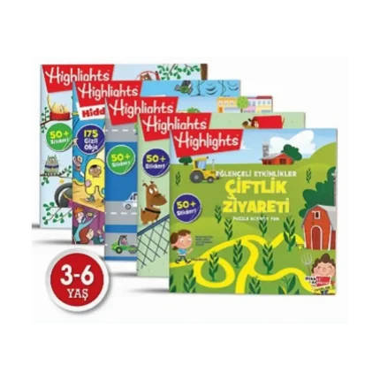 Highlights Sticker Eğlenceli Etkinliklerle Hikayeli Bulmaca 5'li Set