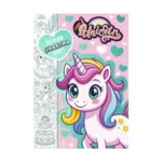 I Love Unicorn - En Sevdiğim Boyama Kitabı - Çıkartmalı