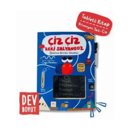 Çiz Çiz Zeki Salyangoz - Düşünme Becerileri Etkinlikleri