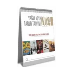Yağlı Boya Tablo Takvimi 2024 Masa Takvimi