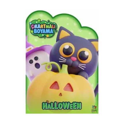 Halloween Zamanı – Çıkartmalı Boyama Kitabı