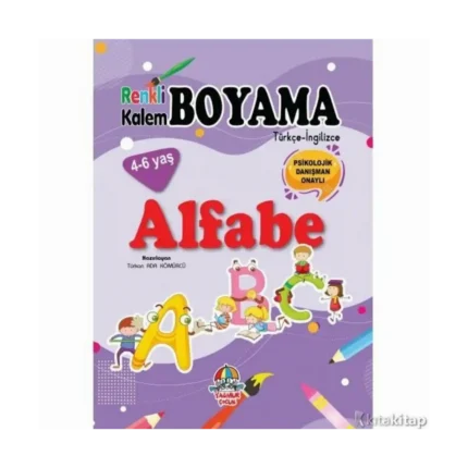 Renkli Kalem Boyama-Alfabe