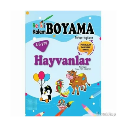 Renkli Kalem Boyama-Hayvanlar