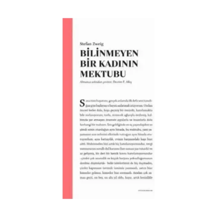 Bilinmeyen Bir Kadının Mektubu