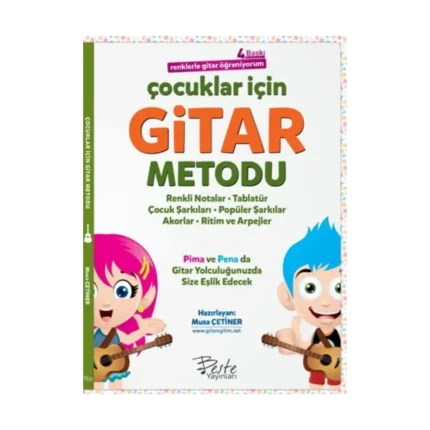 Çocuklar İçin Gitar Metodu - Renklerle Gitar Öğreniyorum
