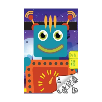 Robot Evreni Taçlı Boyama Kitabı