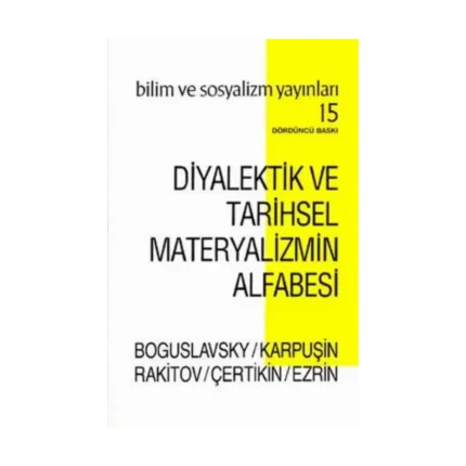 Diyalektik ve Tarihsel Materyalizmin Alfabesi
