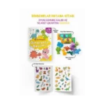 Dinozorlar Boyama Kitabı - Oyun Hamuru, Oyuncak Ve Çıkartma Hediyeli