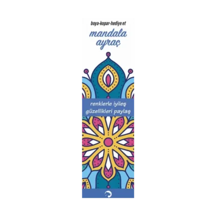Mandala Ayraç Mavi