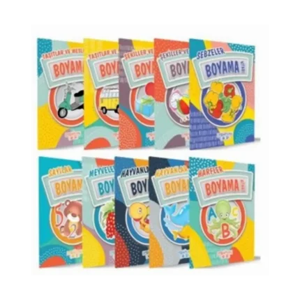 Boyama Kitapları (10 Kitap Takım)