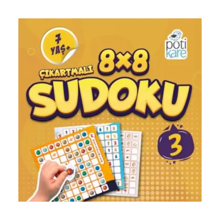 8x8 Çıkartmalı Sudoku 3