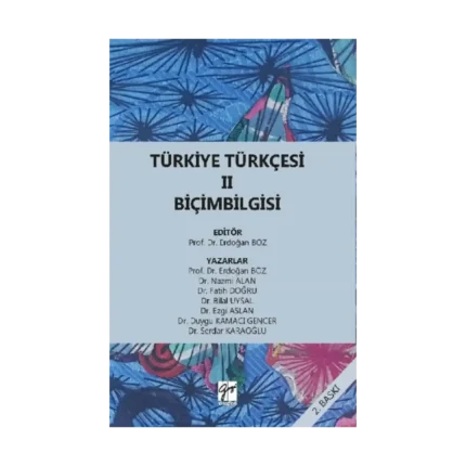 Türkiye Türkçesi 2 Biçimbilgisi