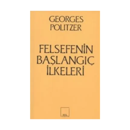Felsefenin Başlangıç İlkeleri