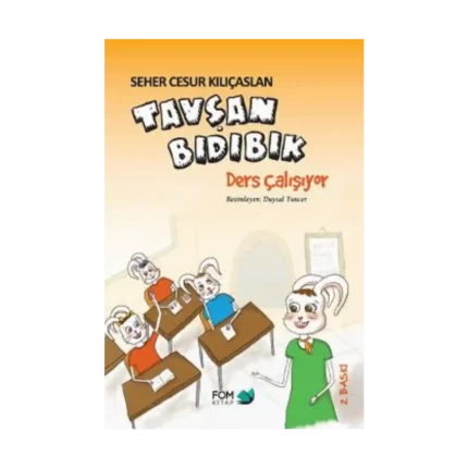 Tavşan Bıdıbık Ders Çalışıyor