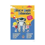 Dikkat Ve Mantık Bulmacaları Lacivert Kitap
