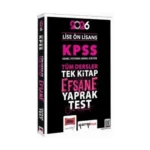 Kpss Lise Ön Lisans Gy Gk Yaprak Test