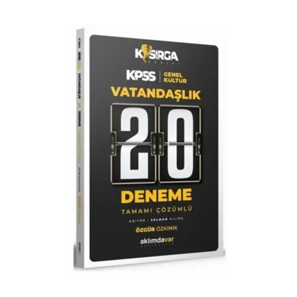 2023 Kpss Vatandaşlık 20 Deneme