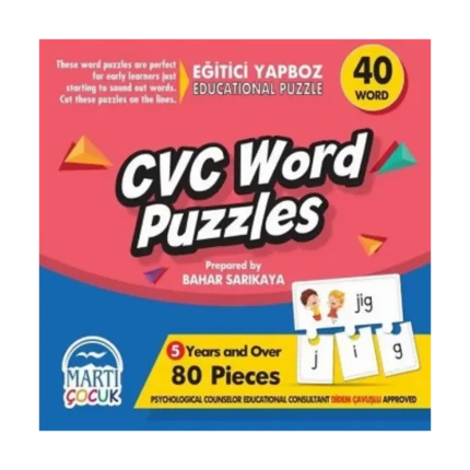 CVC Word Puzzles - Eğitici Yapboz