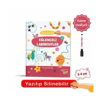 2-4 Yaş Yaz - Sil Eğlenceli Labirentler