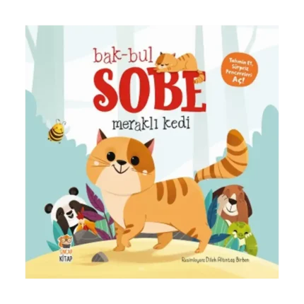 Bak-Bul Sobe - Meraklı Kedi (Ciltli)