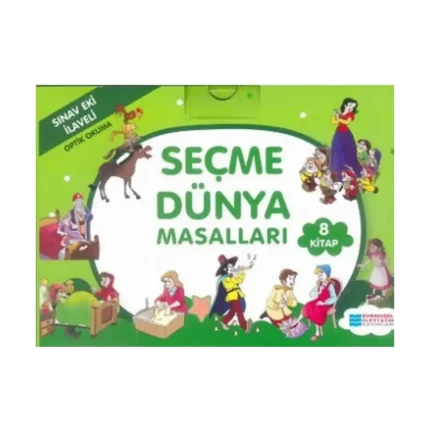 Seçme Dünya Masalları (8 Kitap - Düz Yazılı)