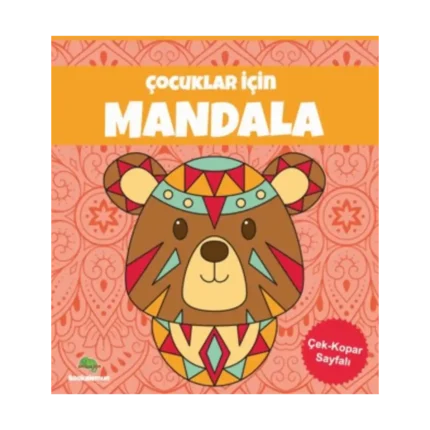 Çocuklar İçin Mandala - Turuncu