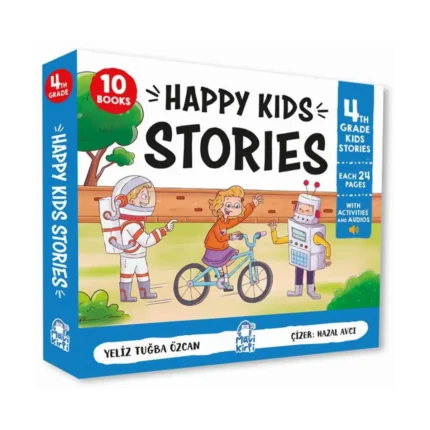 Happy Kids Stories 4 İngilizce Hikaye Seti - 10 Kitap