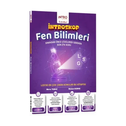 İntro Yayınları 8. Sınıf LGS Fen Bilimleri İntroskop Soru Bankası