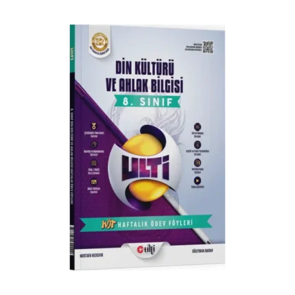 Ulti Yayınları 8. Sınıf LGS Din Kültürü ve Ahlak Bilgisi  Haftalık Ödev Föyleri