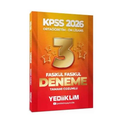 Kpss Ortaöğretim Ön Lisans Deneme 3 Fasikül 2026