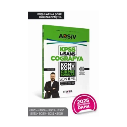 KPSS Lisans Coğrafya Konu Konu Çıkmış Sorular Son 8 Yıl Çıkmış Sorular (2025 Dahil)
