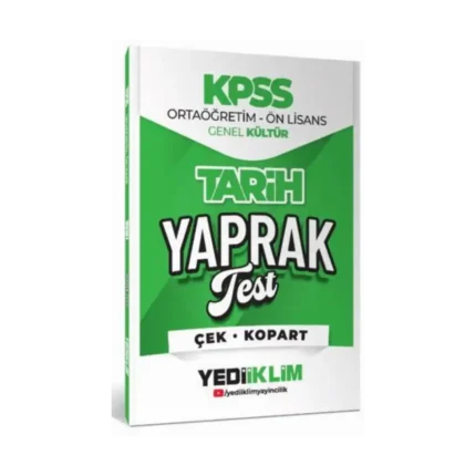 Kpss Ortaöğretim Ön Lisans Tarih Yaprak Test 2026